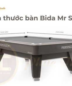 Kích thước bàn Bida Mr Sung