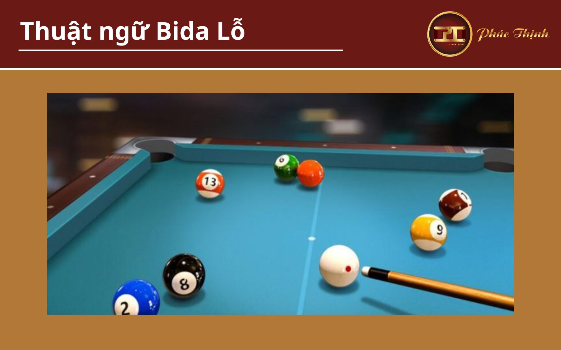 thuật ngữ trong bida lỗ