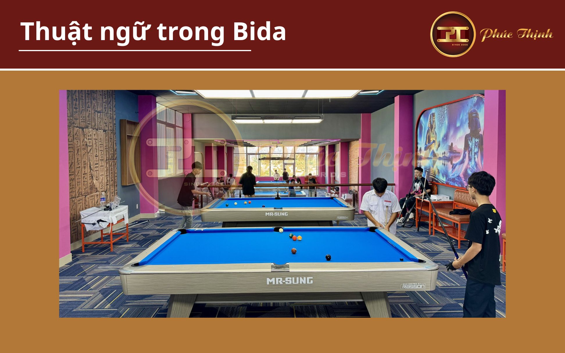 Tổng hợp các thuật ngữ chung cơ bản trong bida