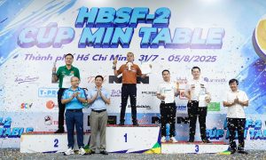 Bida Phúc Thịnh tài trợ HBSF Liên đoàn Billiards Snooker TP.HCM