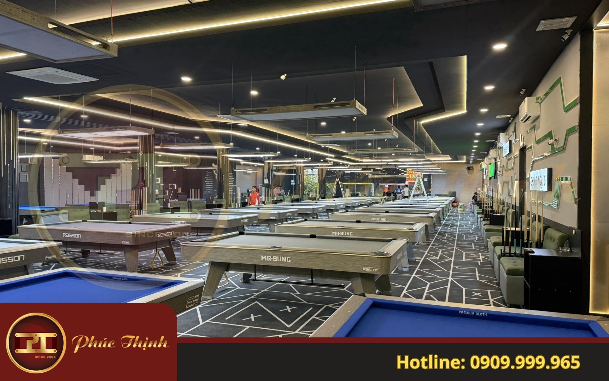 Chuỗi hệ thống Bida Phúc Thịnh với 34 chi nhánh