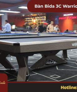 Bàn Bida 3C Warriors, giá bàn bida Carom Warriors Phúc Thịnh