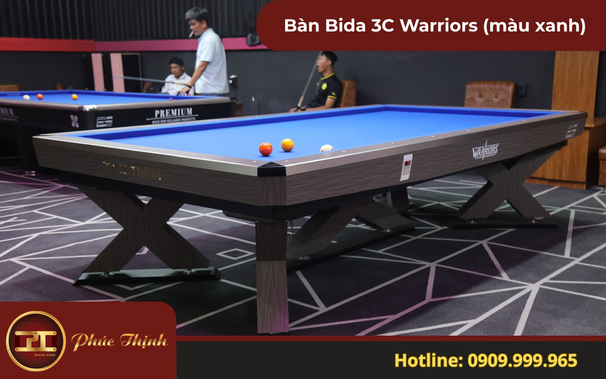 Bàn Bida 3C Warriors - Giá bàn Bida 3C Warriors 2025 - Ảnh 5