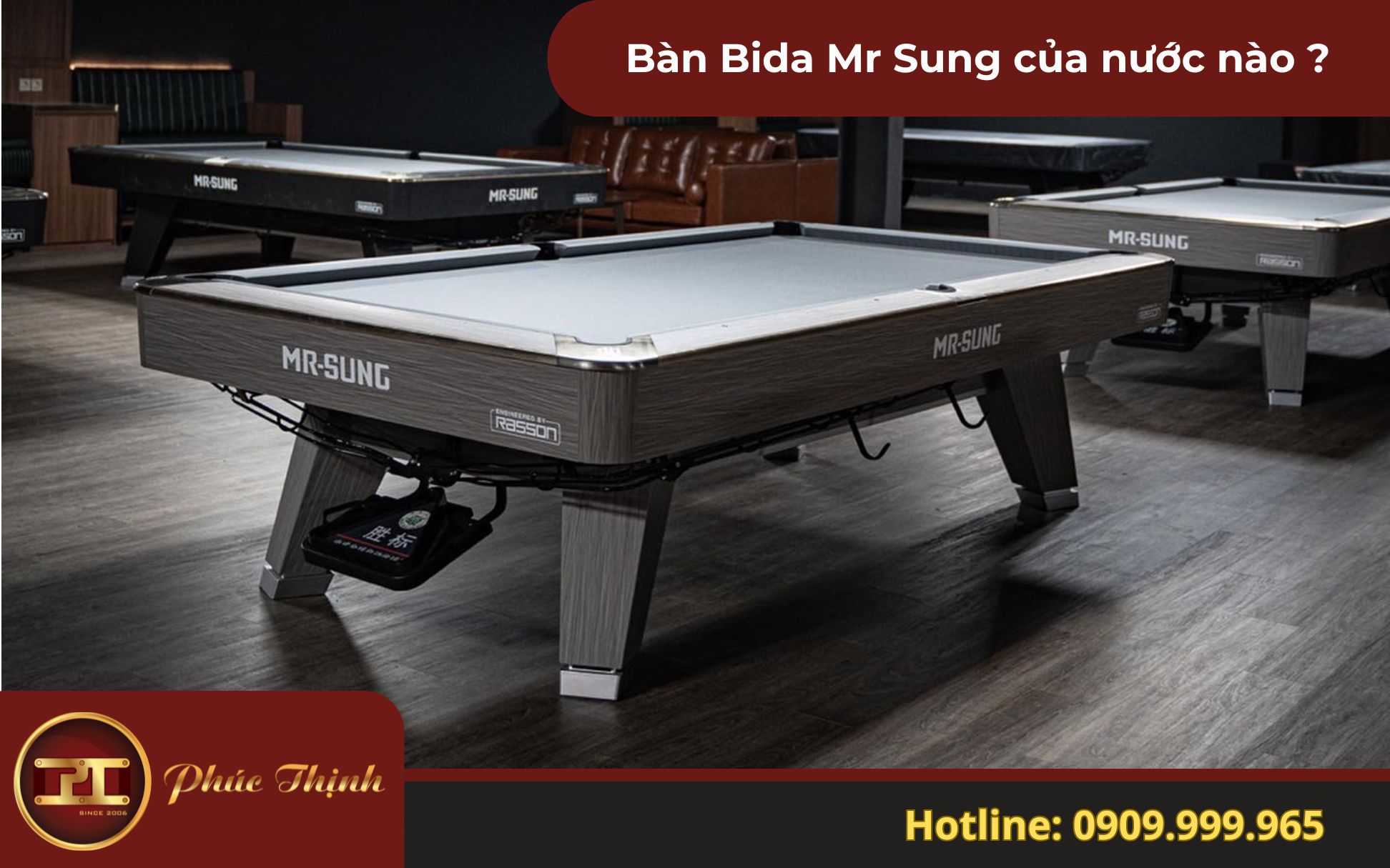 Bàn Bida Mr Sung của nước nào? Tại sao bàn Mr Sung được sử dụng các giải đấu lớn?