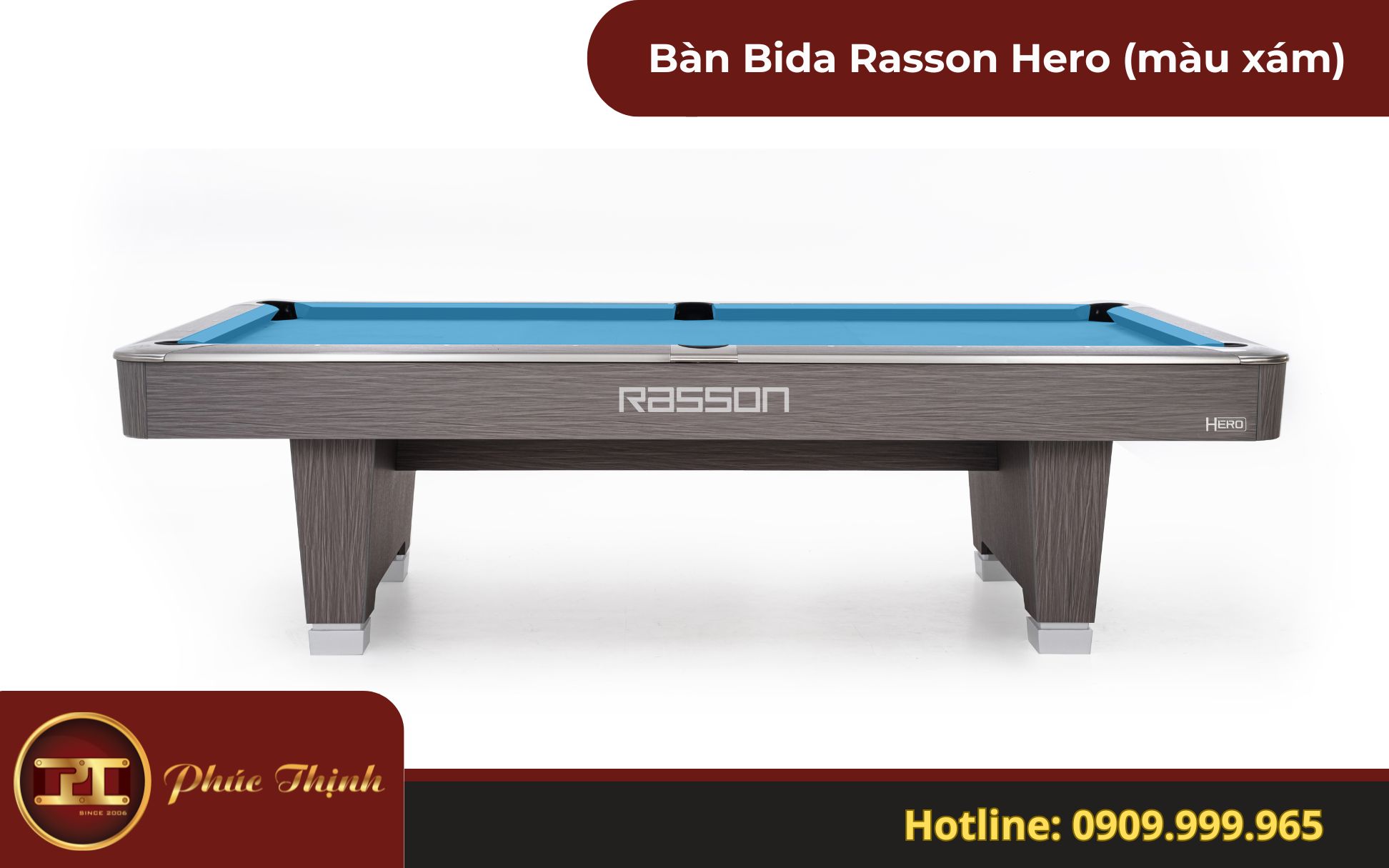 bàn Bida Rasson Hero giá rẻ tại Billiards Phúc Thịnh