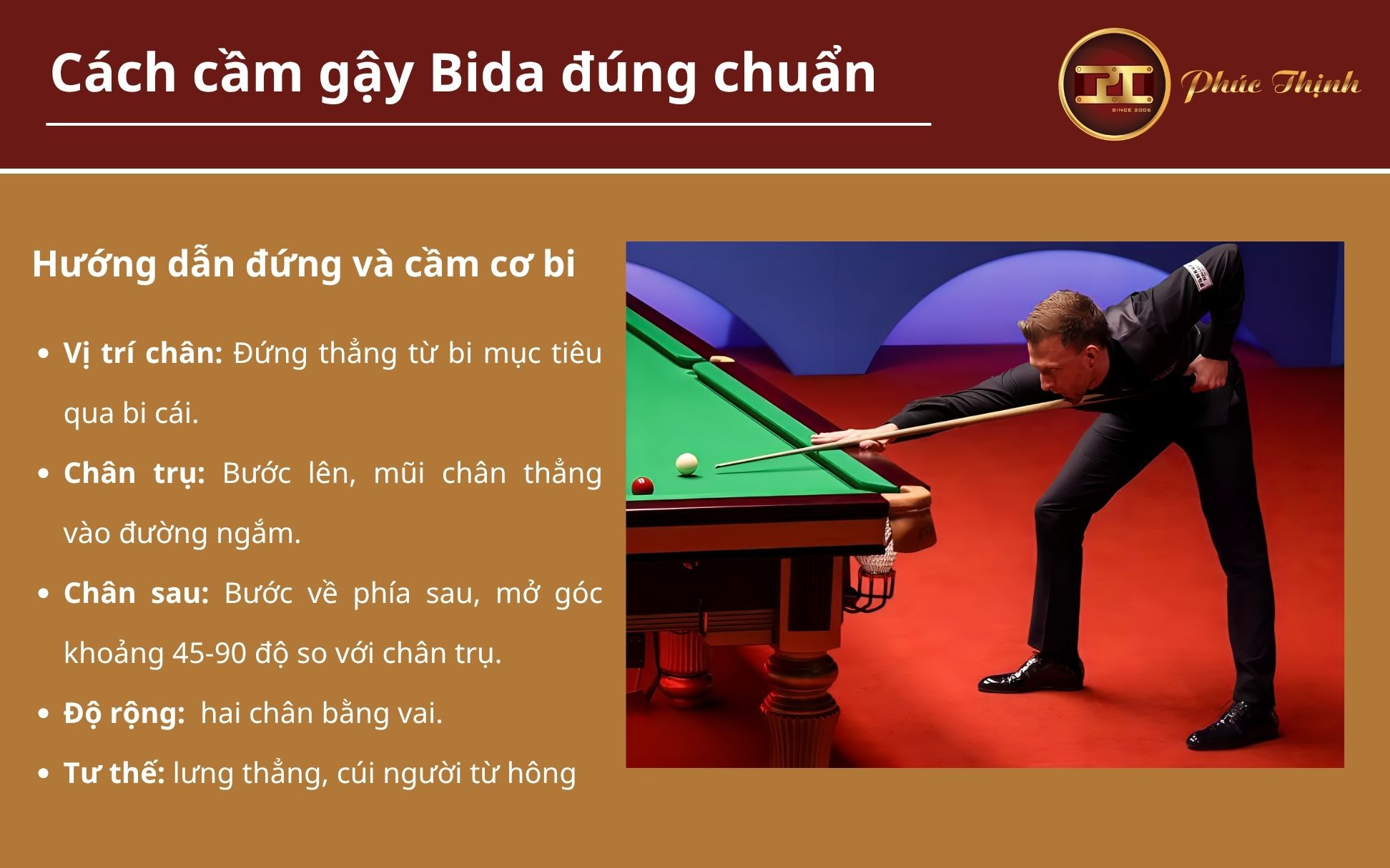 Hướng dẫn tư thế đứng và cầm cơ bi