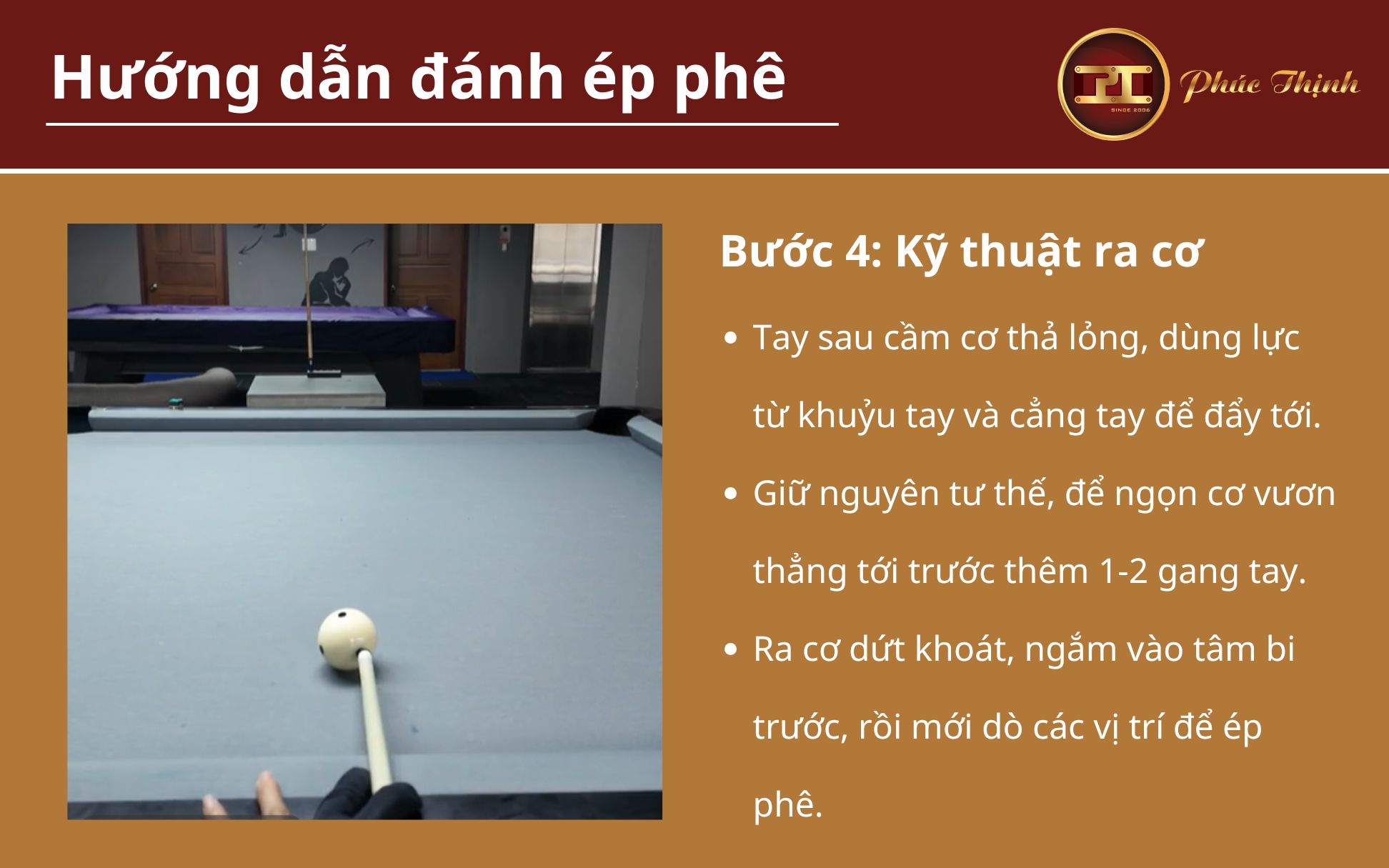 Kỹ thuật ra cơ đánh ép phê 
