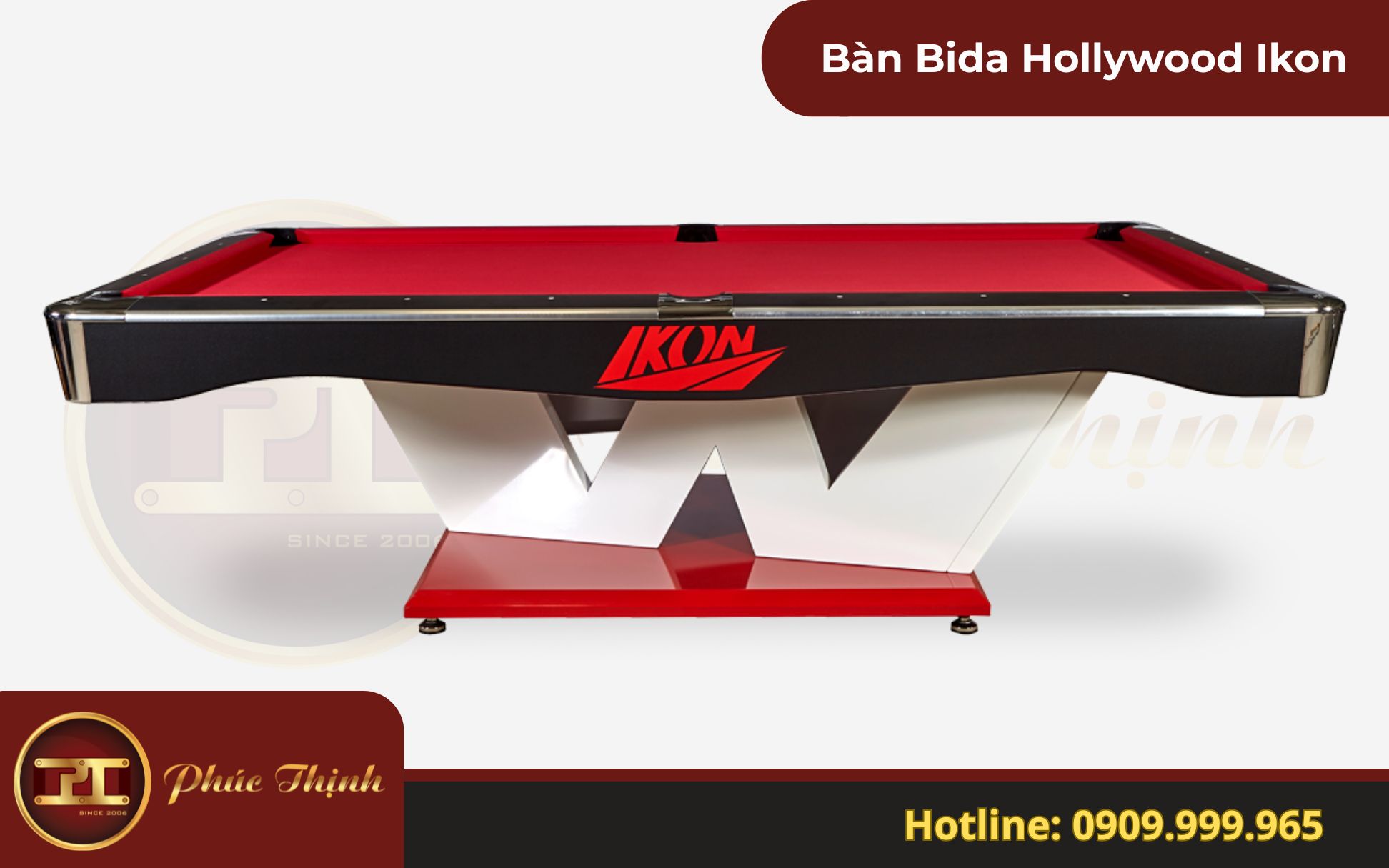 Bàn bida lỗ Hollywood Ikon