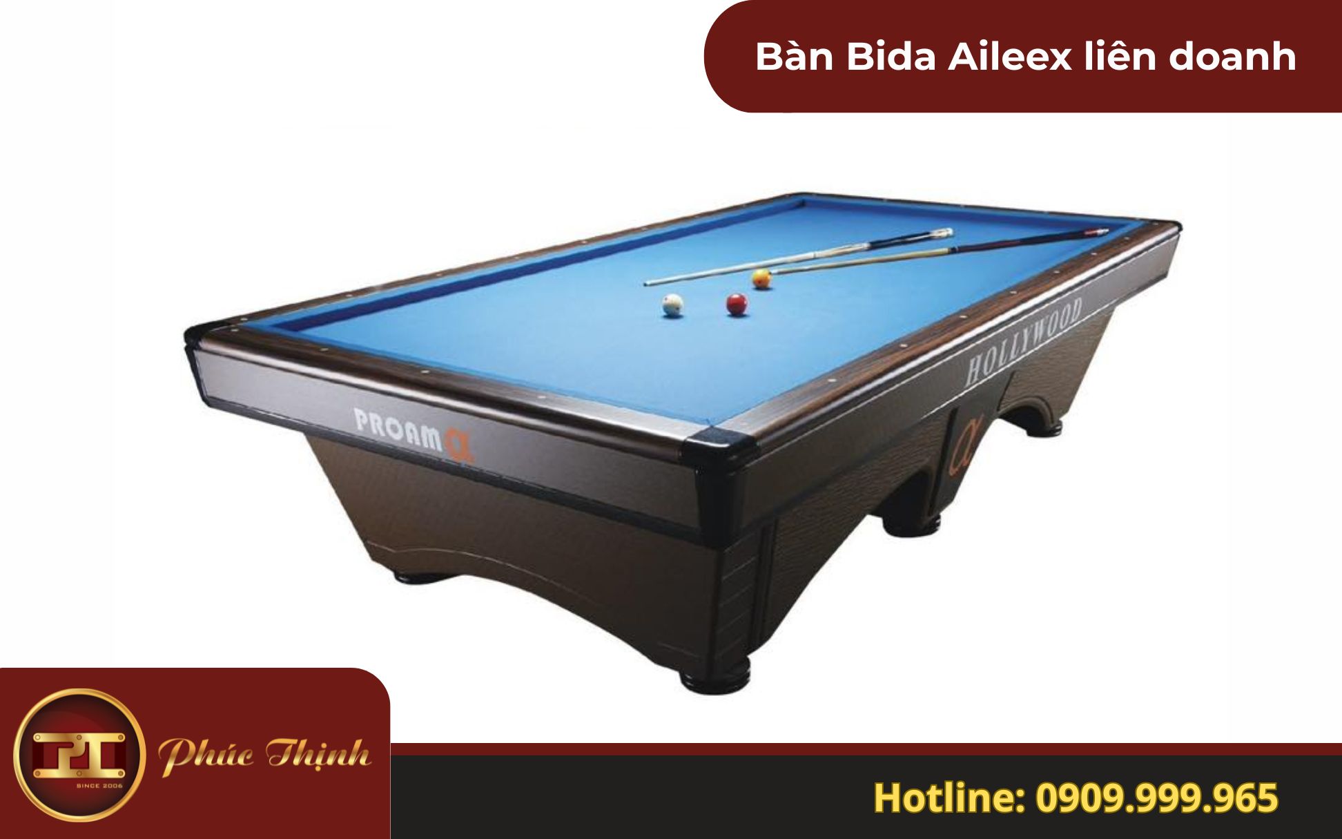 bàn Bida Hollywood Proam Alpha nội địa