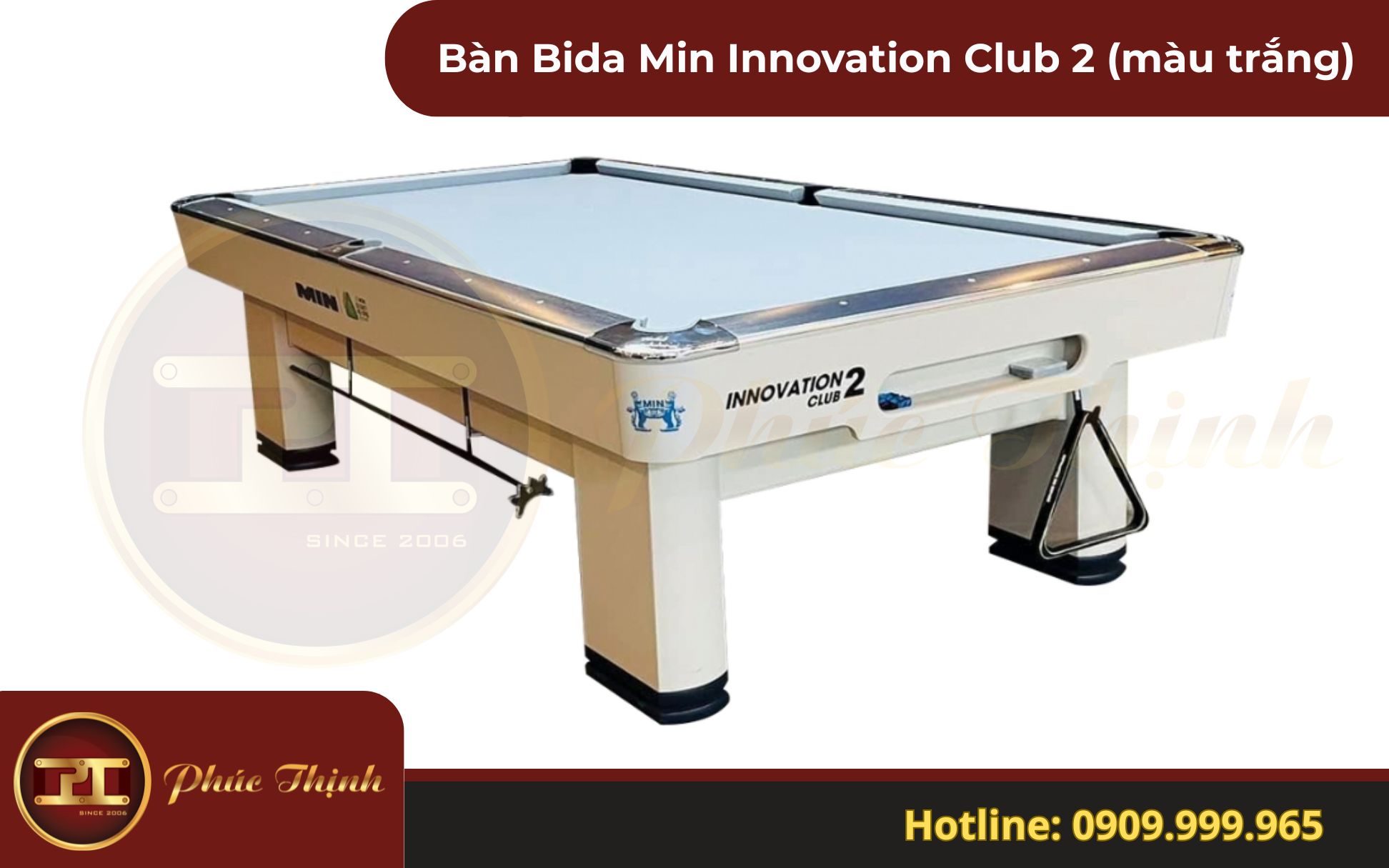 bàn Bida Min Innovation Club 2 mfu trắng tại Phúc Thịnh
