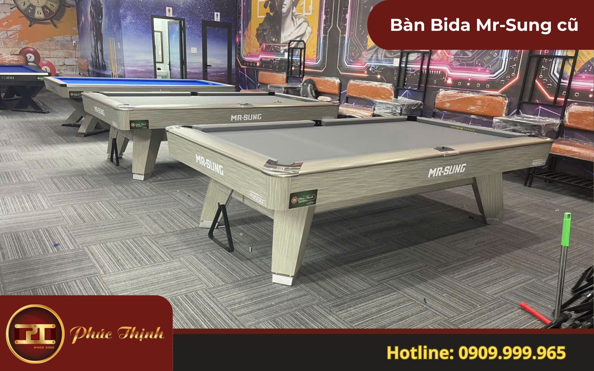 Bàn Bida Cũ Thanh Lý Chất Lượng 90–99% Như Mới