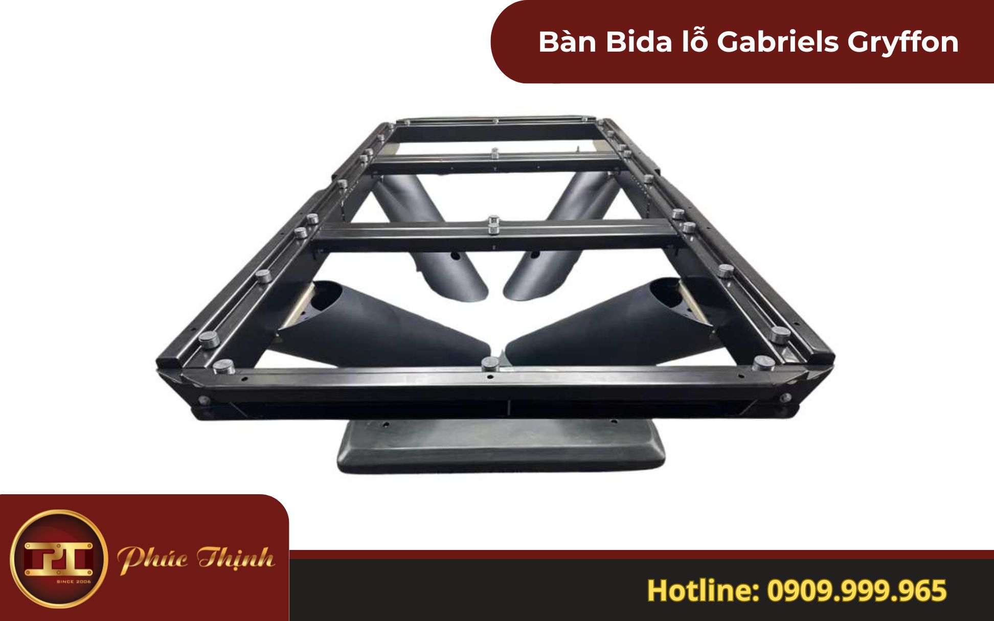 Cấu tạo bàn Bida Lỗ Gabriels Gryffon chính hãng Phúc Thịnh